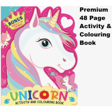 Unicorn Activity and Colouring Book 